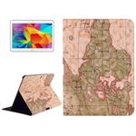 Design Case til Tab 4 10.1 - World Map (Beige)